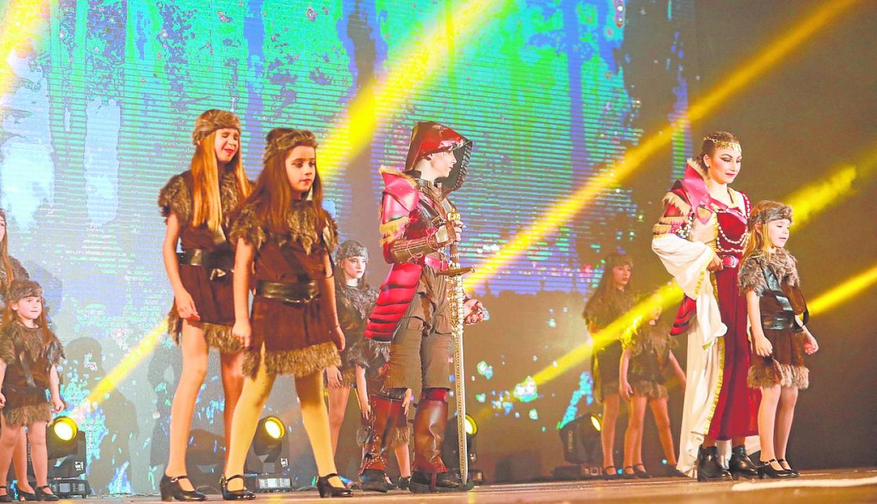 Un momento de la gala celebrada anoche. 