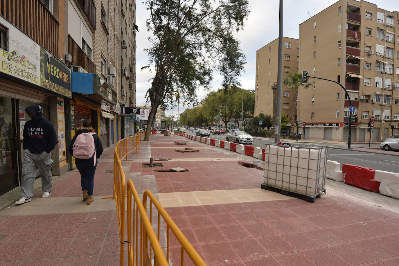 Fotos: Avanzan las obras del plan de movilidad de Murcia