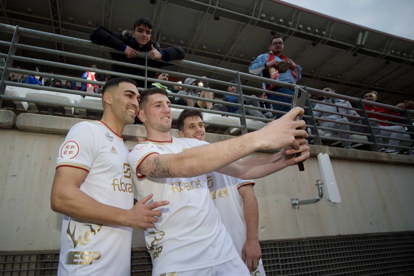 Fotos: Dani Romera, Alfon y Toril, nuevos jugadores del Real Murcia