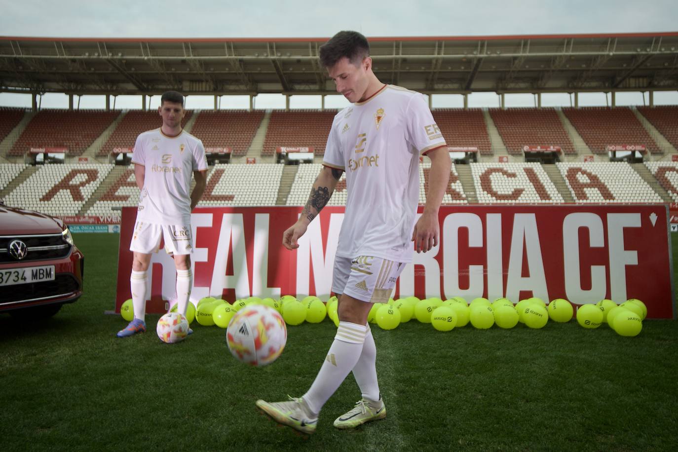 Fotos: Dani Romera, Alfon y Toril, nuevos jugadores del Real Murcia