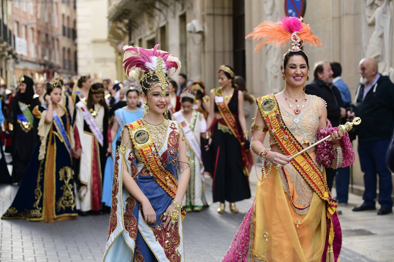 Fotos: La elección de las abanderadas culmina el Medio Año Festero de Moros y Cristianos de Murcia