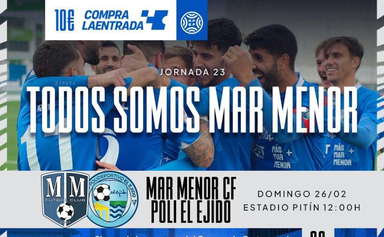 Cartel de la campaña «Todos somos el Mar menor».