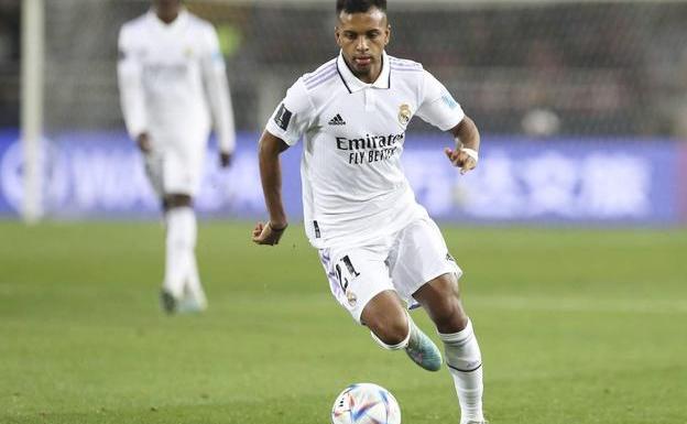 Rodrygo, during a game this season.