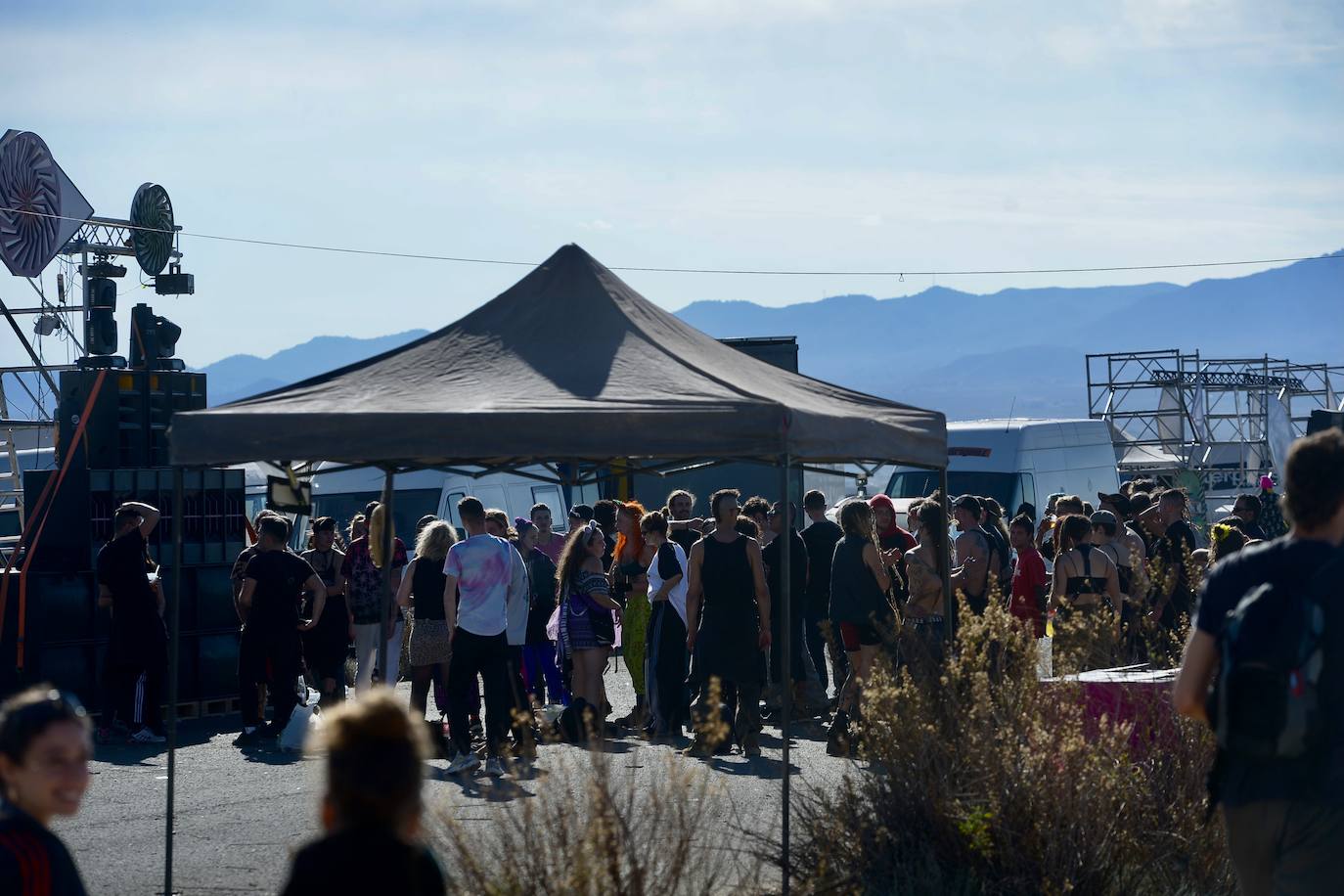 La &#039;rave&#039; de Fuente Álamo, en imágenes