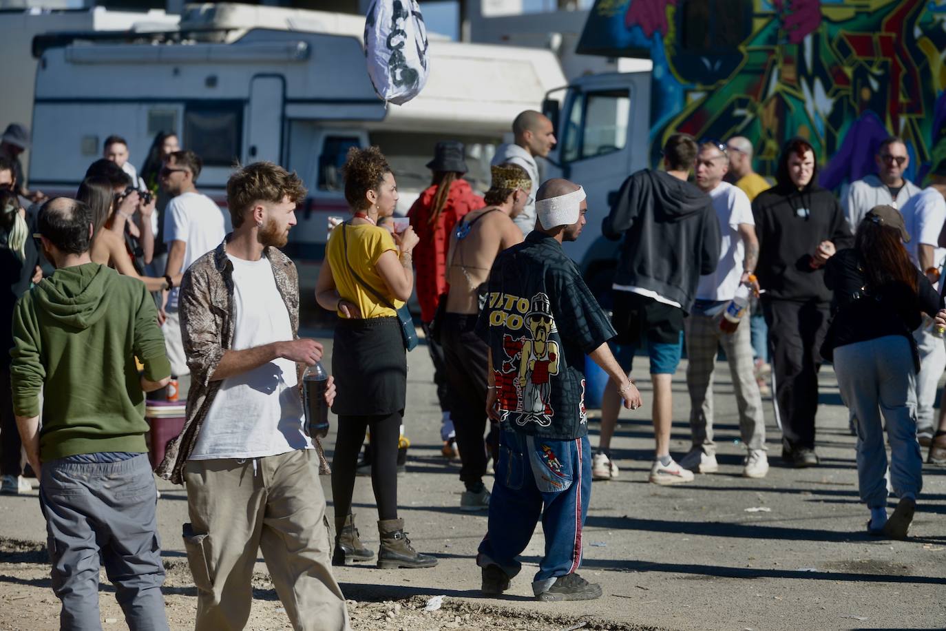 La &#039;rave&#039; de Fuente Álamo, en imágenes