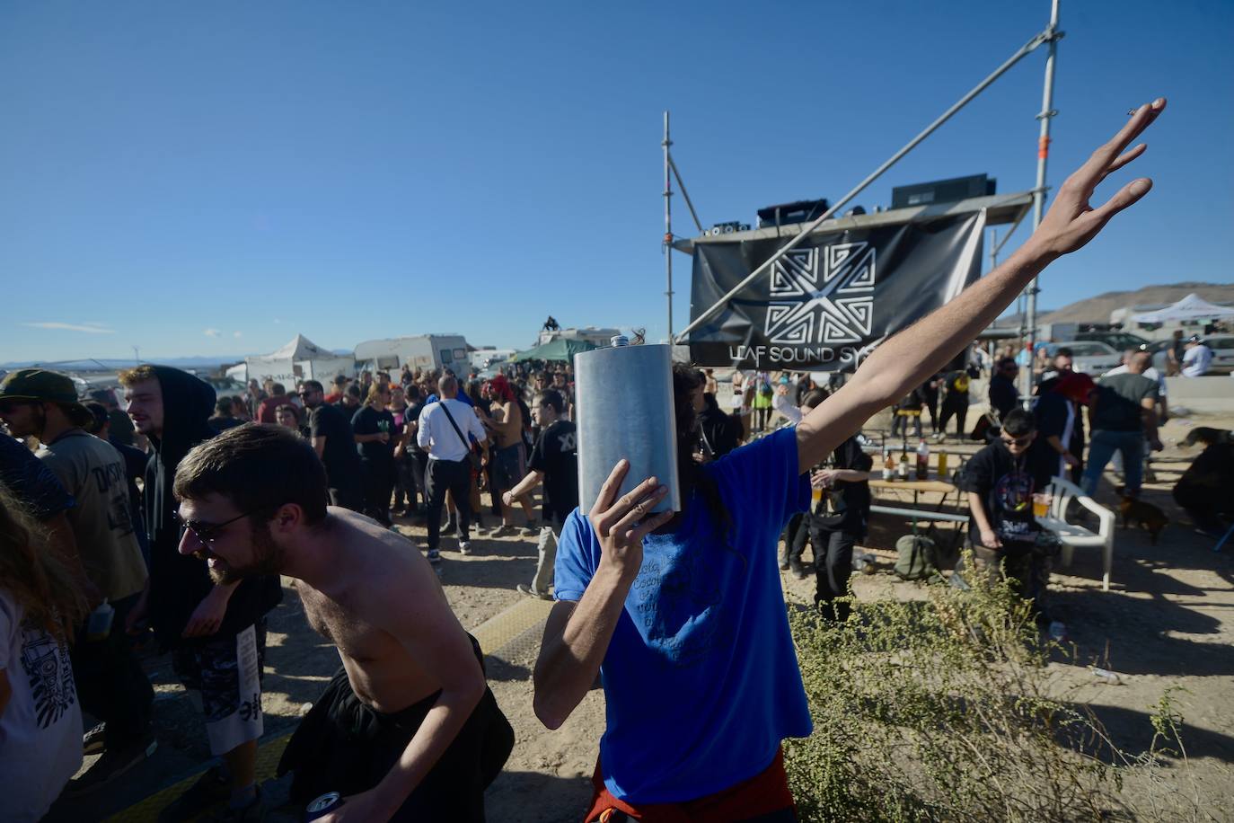 La &#039;rave&#039; de Fuente Álamo, en imágenes