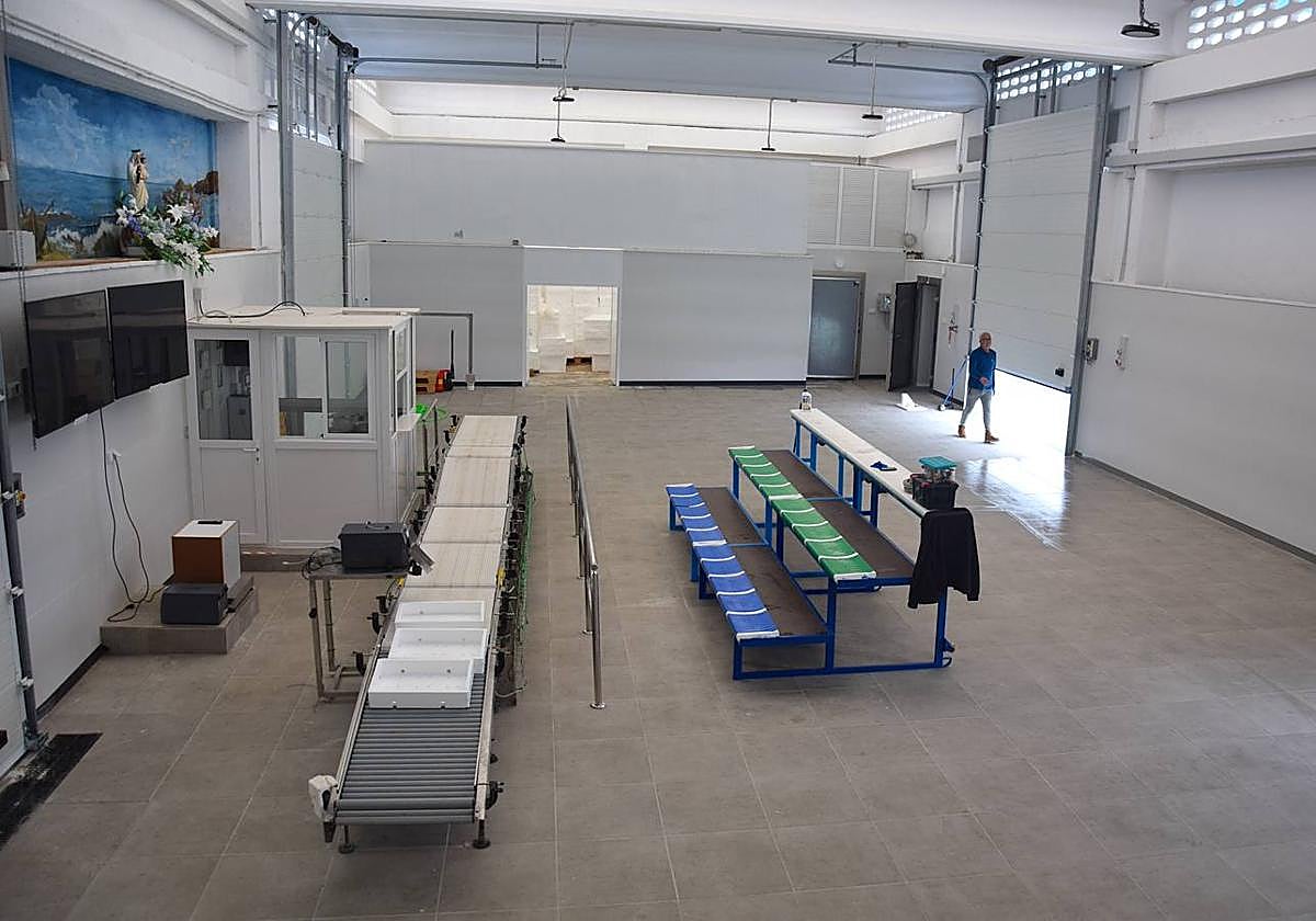 Imagen de archivo de la lonja de pescado de Lo Pagán.