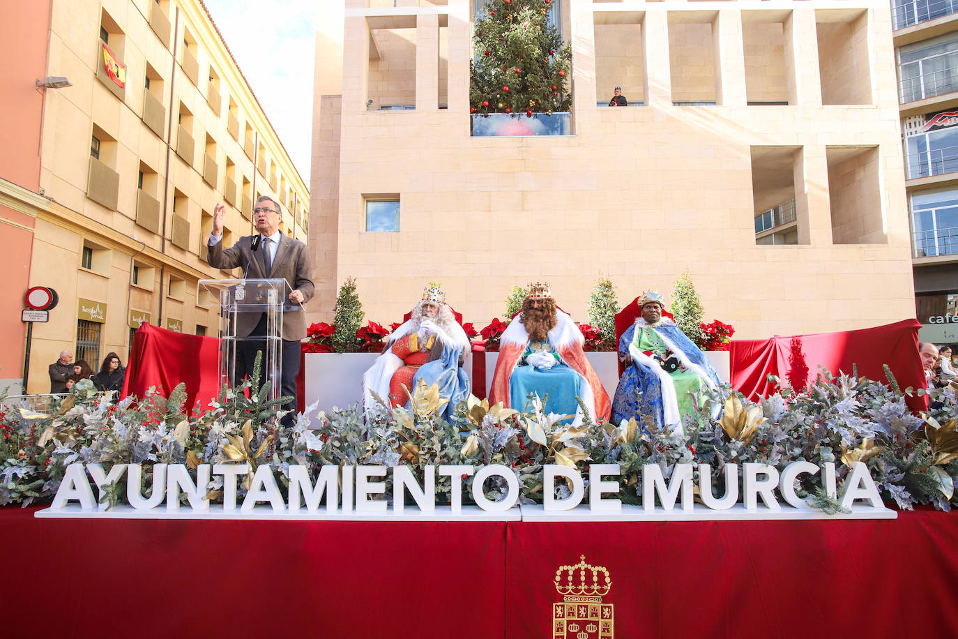 Recibimiento de los Reyes Magos en Murcia, en imágenes