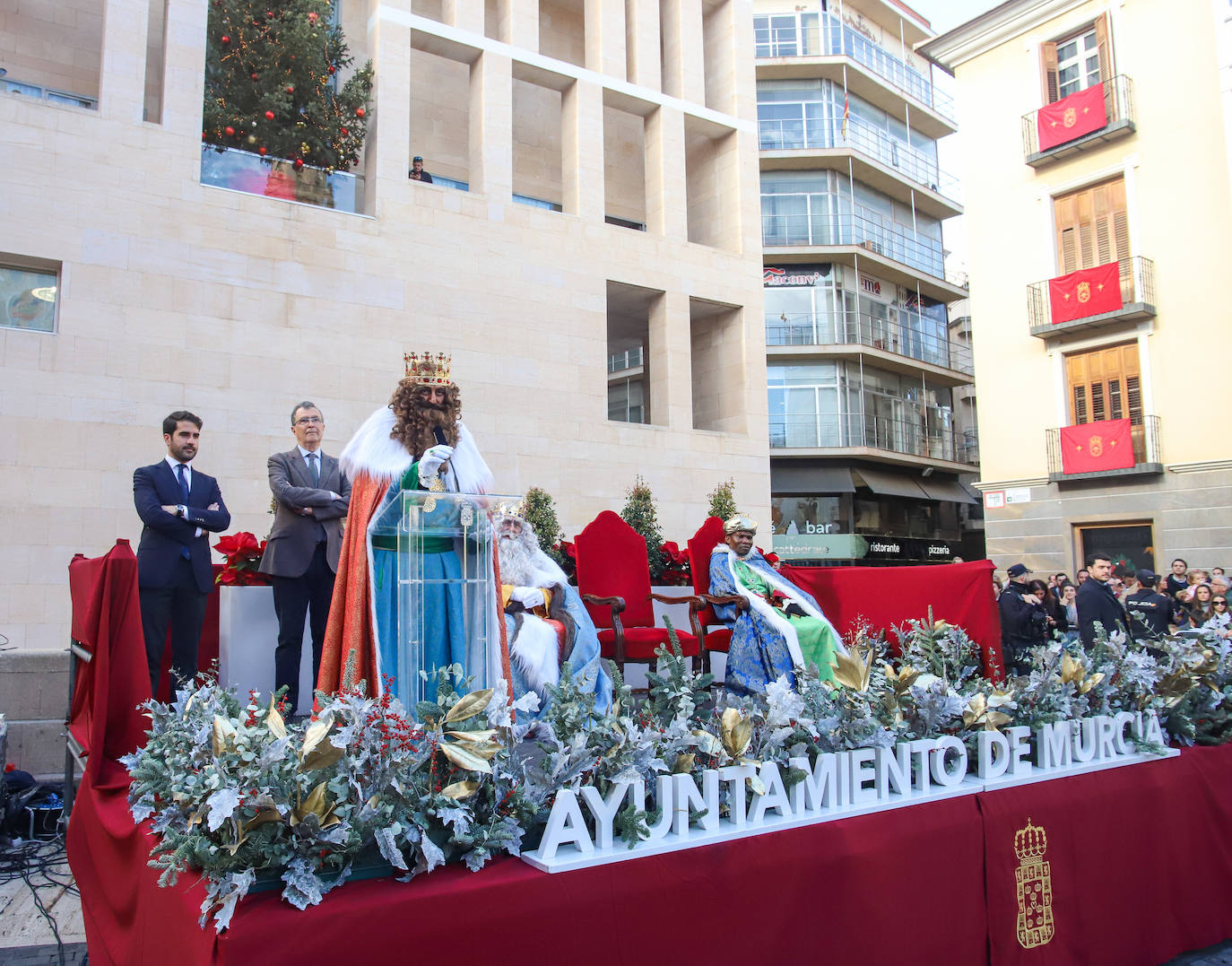 Recibimiento de los Reyes Magos en Murcia, en imágenes