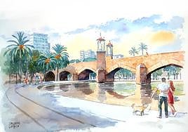 La luz de Valencia en 130 acuarelas