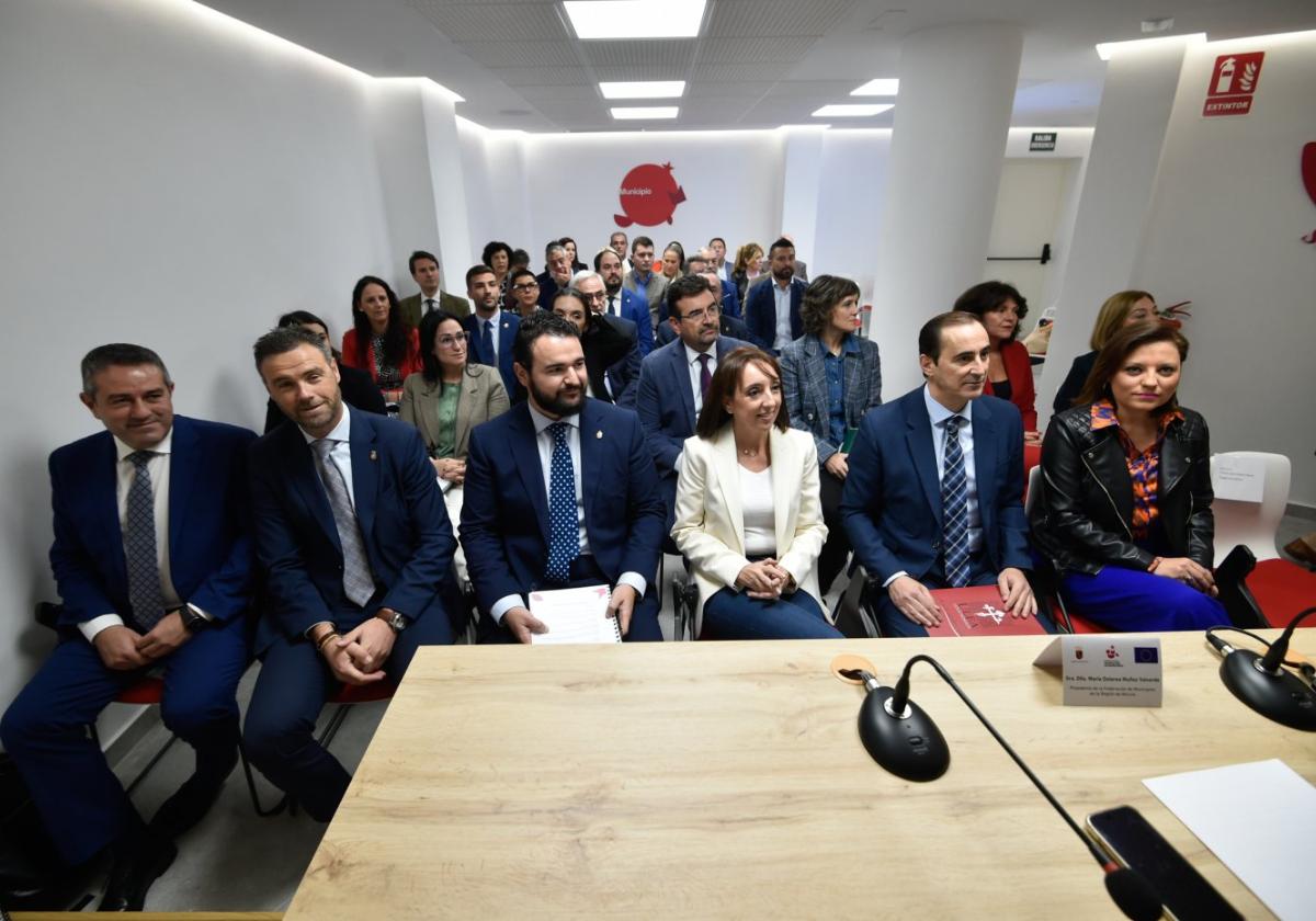 Asamblea de la Federación de Municipios, en noviembre, cuando fue elegido presidente Víctor López.