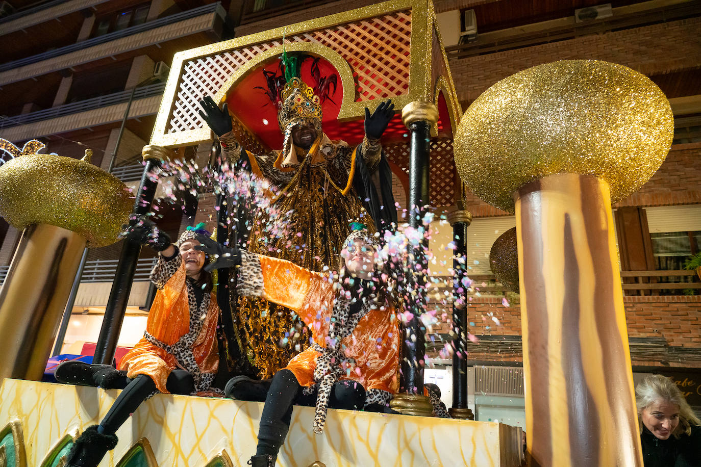La cabalgata de los Reyes Magos de Lorca, en imágenes
