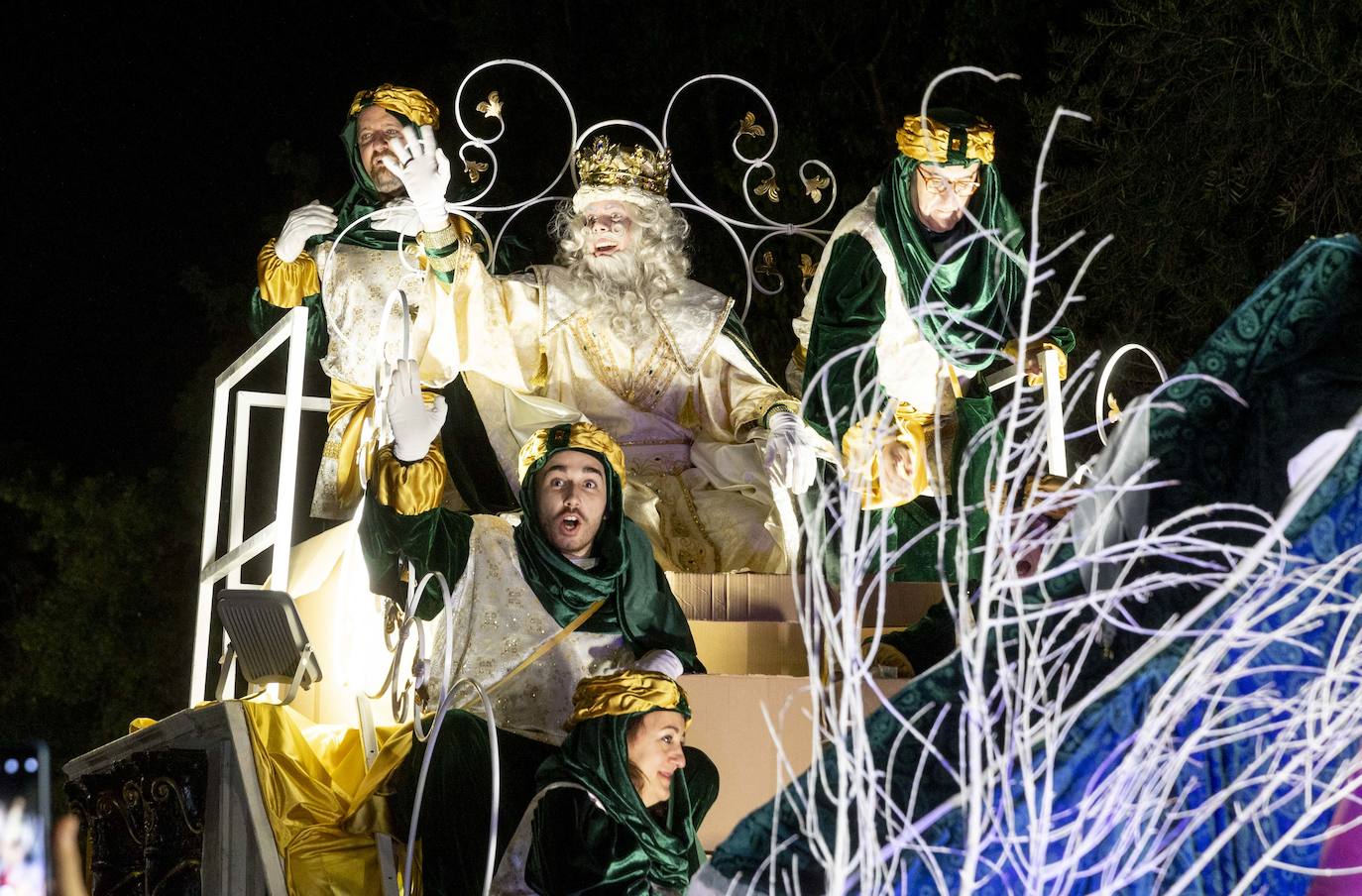 Las imágenes de la cabalgata de Reyes Magos en Cartagena