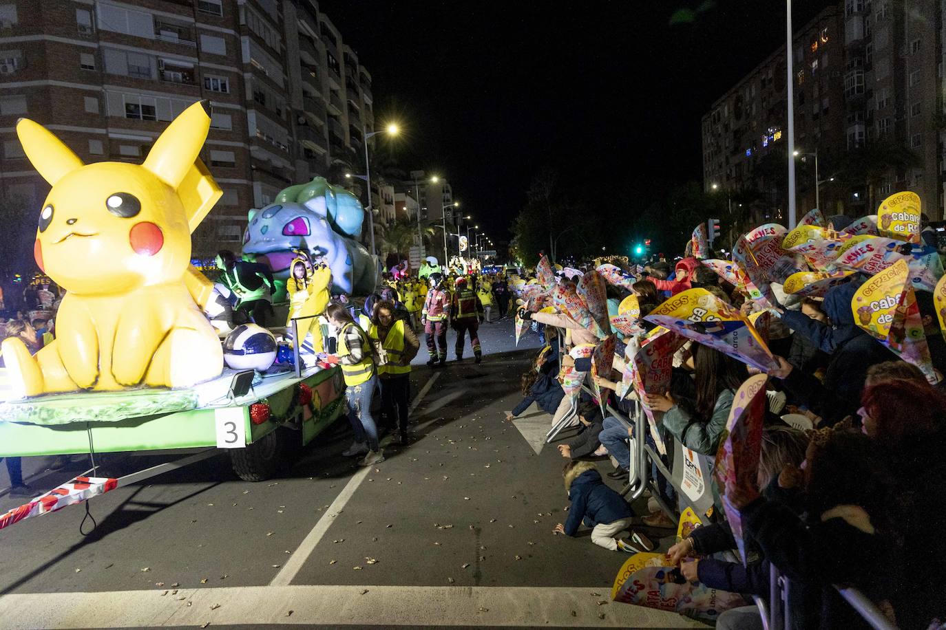 Las imágenes de la cabalgata de Reyes Magos en Cartagena