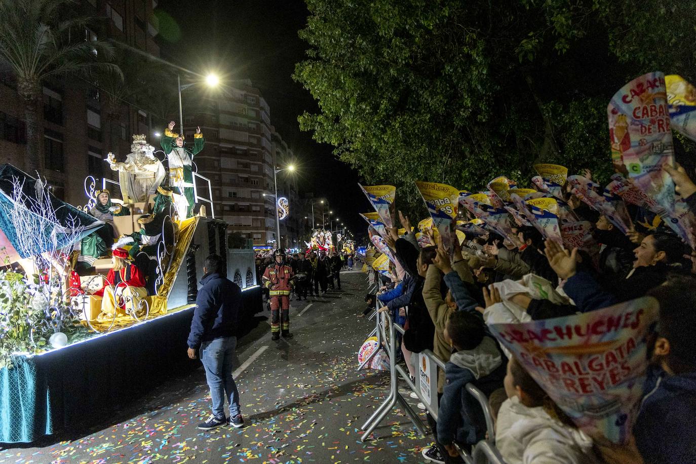 Las imágenes de la cabalgata de Reyes Magos en Cartagena