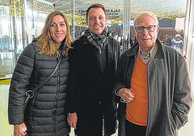 Belén Martínez, Juan y Joaquín Navas.