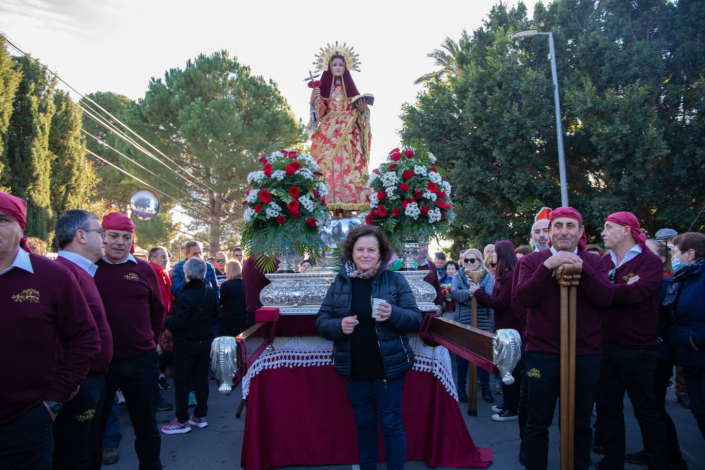 La subida de la Santa de Totana, en imágenes