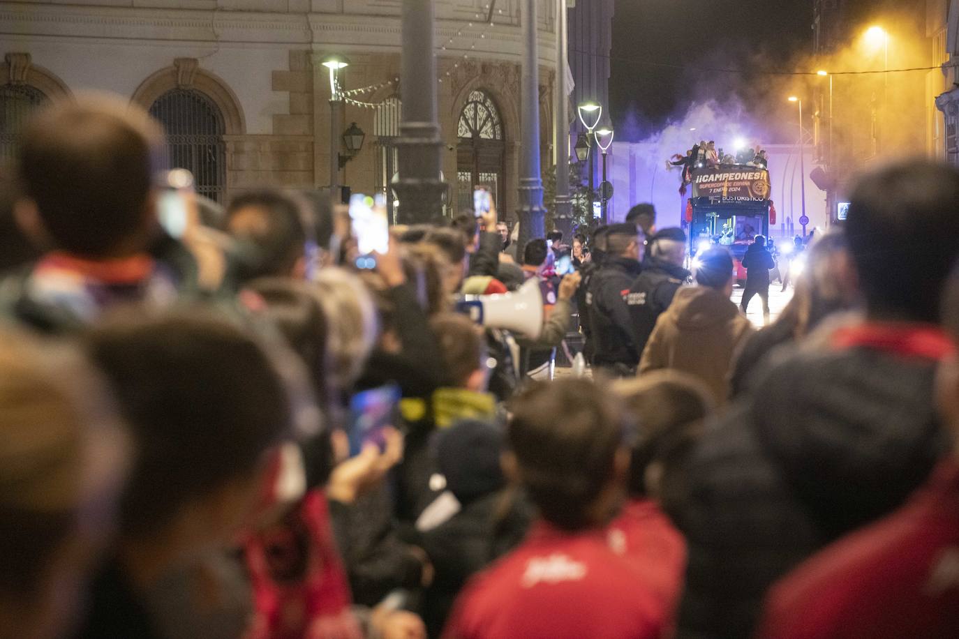 La celebración de la victoria del Jimbee en la Supercopa, en imágenes