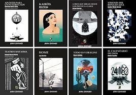 'Apuntes para un futuro caos', de Christian Nieto Tavira. 'Kairós', de María Párraga. 'Lobos que miran desde los pies de la cama', de Antoni Sanchiz. 'Visiones del refugio azul', de Anabel Úbeda. 'Teatro fantasma', de Ismael Orcero Marín. 'Home', de Lujo Berner. 'Todo es vorágine', de Álvaro Bellido. 'El calendario de Dios', de Rubén Castillo Gallego. Luis Sánchez Martín convirtió Boria en una de las editoriales más importantes de la Región de Murcia.