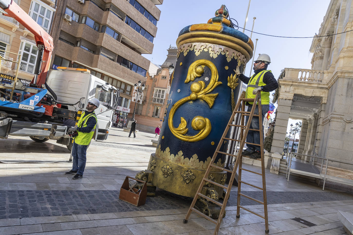 Las imágenes del fin de la Navidad en Cartagena