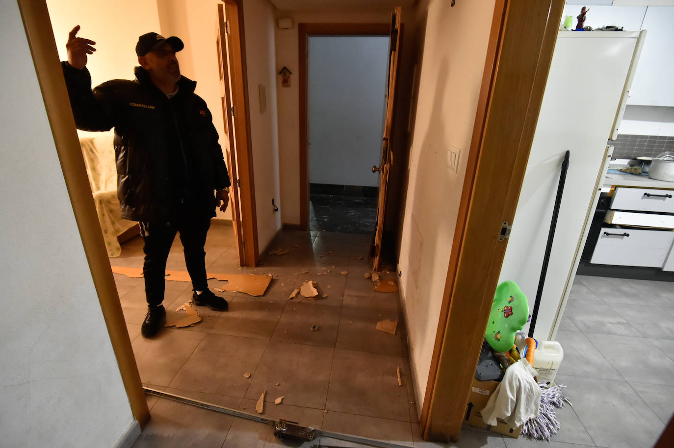 Los destrozos causados por una empresa de desokupas en La Alberca, en imágenes