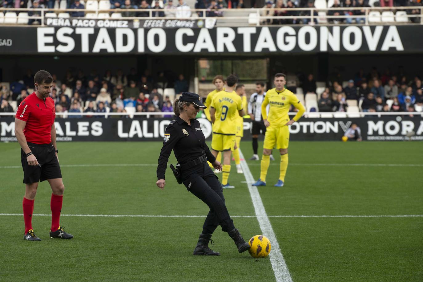 La victoria del Cartagena frente al Villarreal B, en imágenes