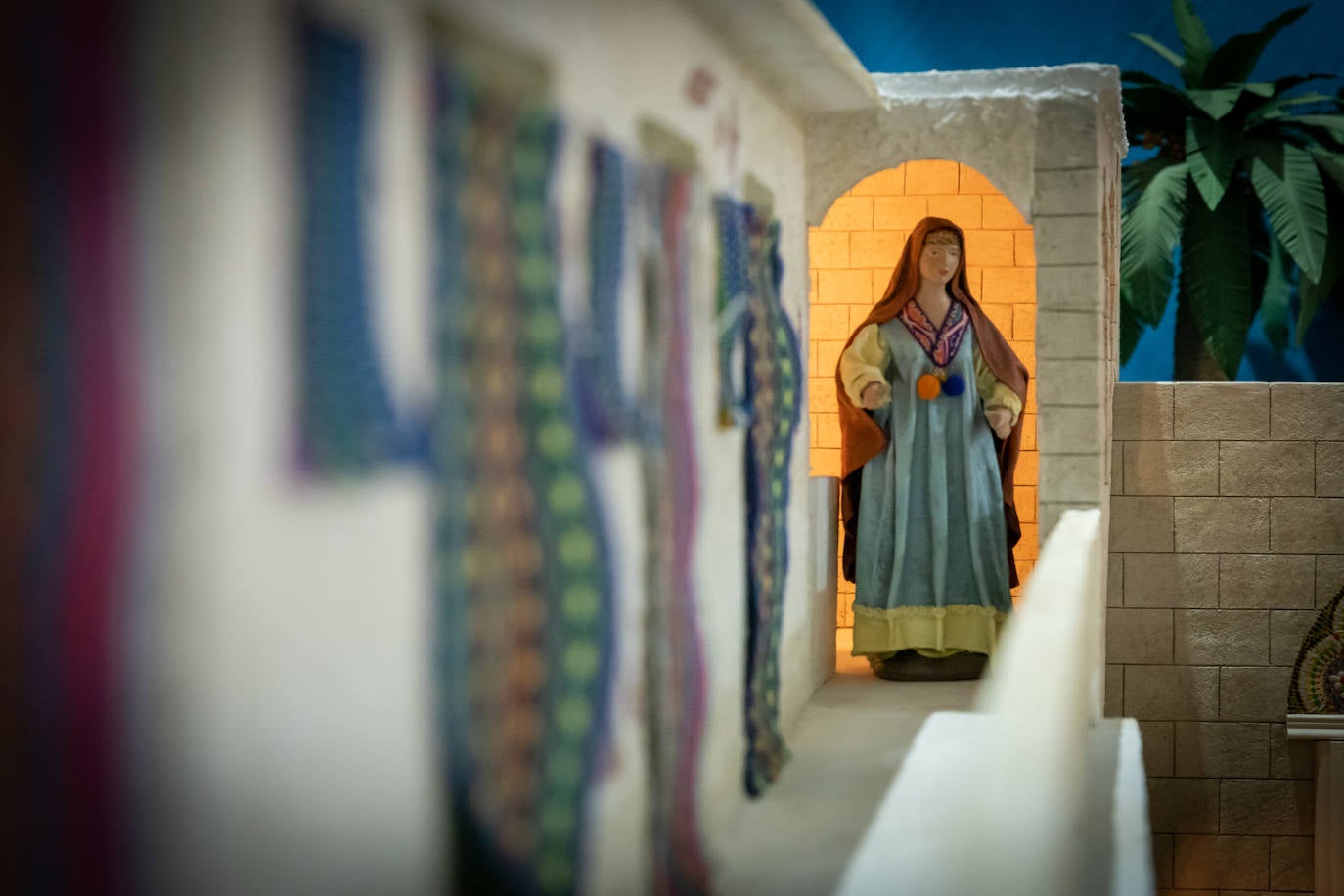 Las imágenes del belén del convento de franciscanos de Orihuela