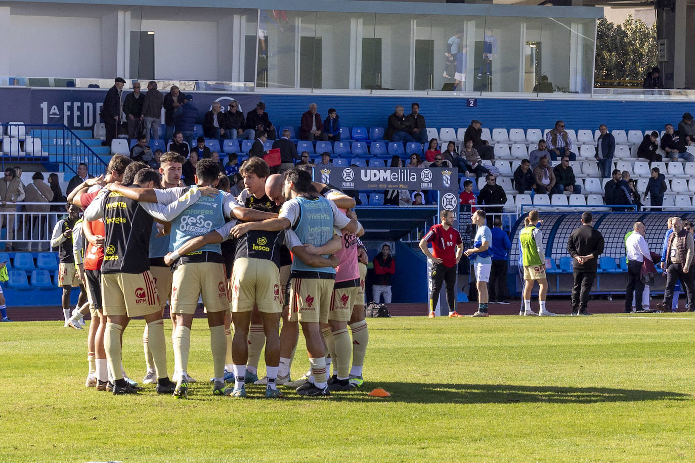 Las imágenes del partido entre el Melilla y el Real Murcia