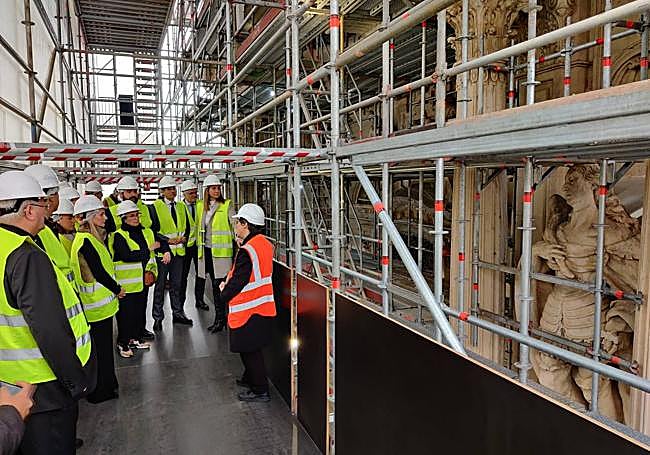 Visita guiada celebrada este lunes.