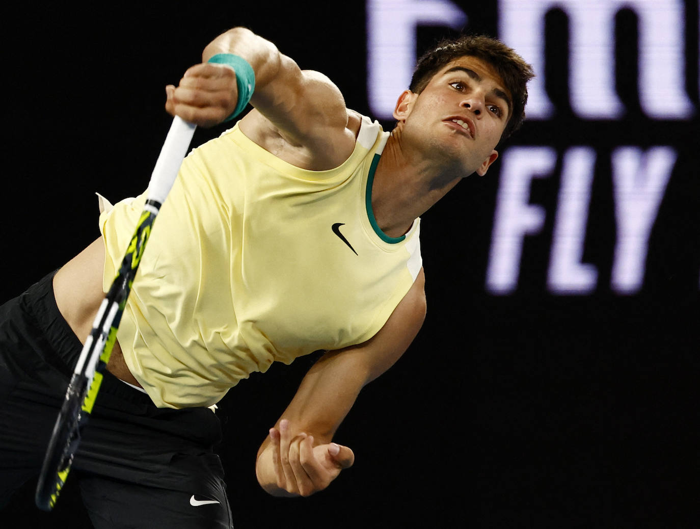 La victoria de Carlos Alcaraz ante Richard Gasquet en el Abierto de Australia, en imágenes