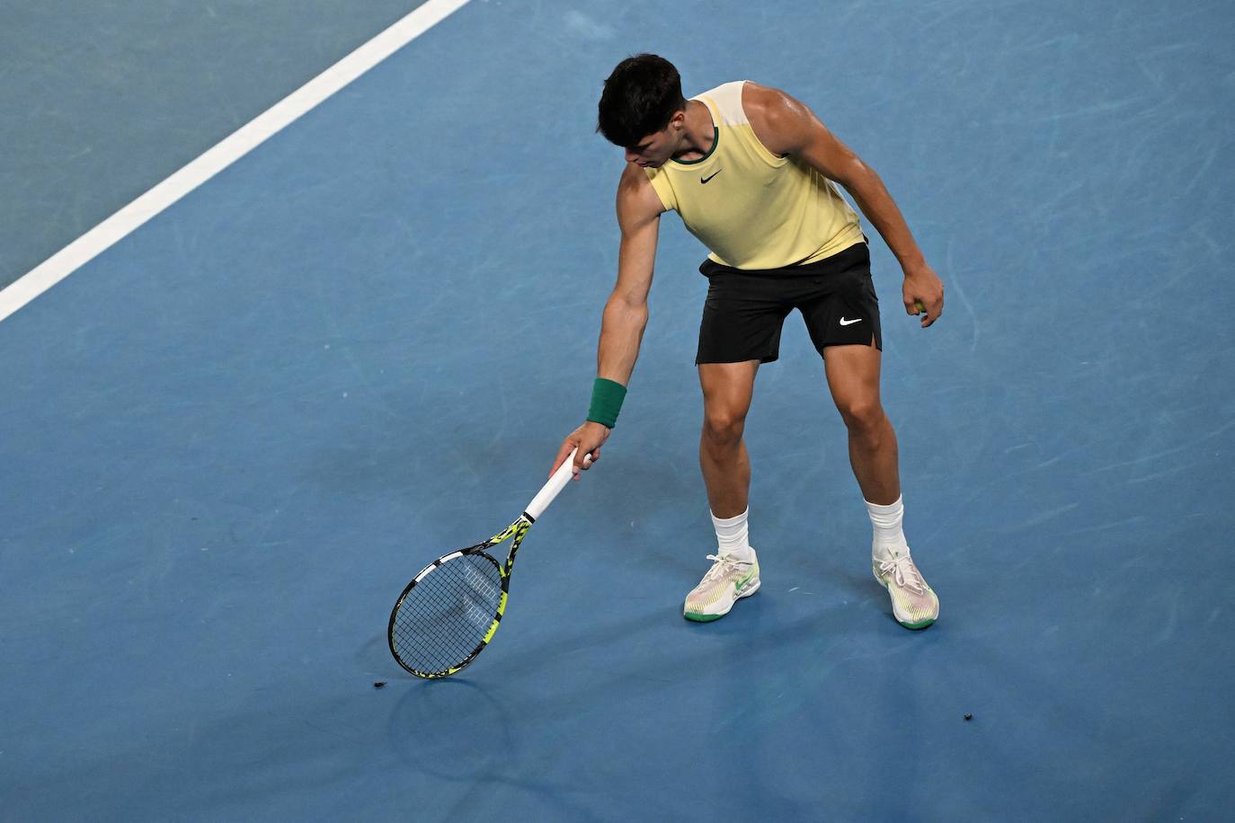 La victoria de Carlos Alcaraz ante Richard Gasquet en el Abierto de Australia, en imágenes