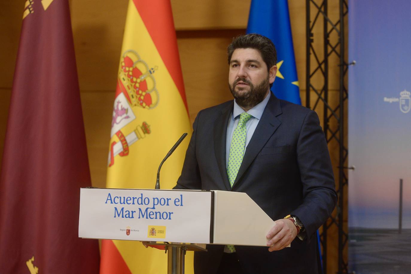 La firma de la Comisión Interadministrativa del Mar Menor, en imágenes