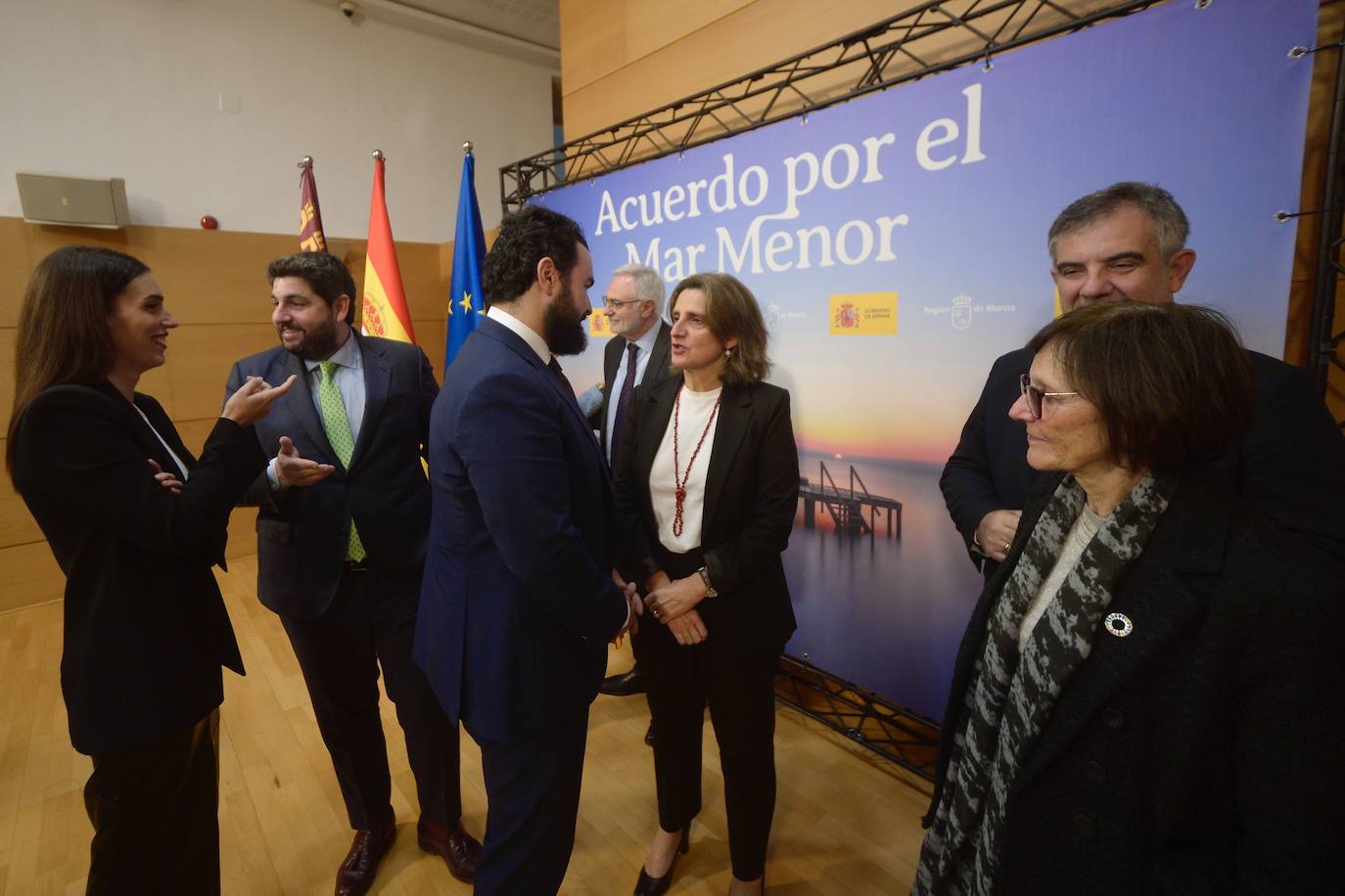 La firma de la Comisión Interadministrativa del Mar Menor, en imágenes