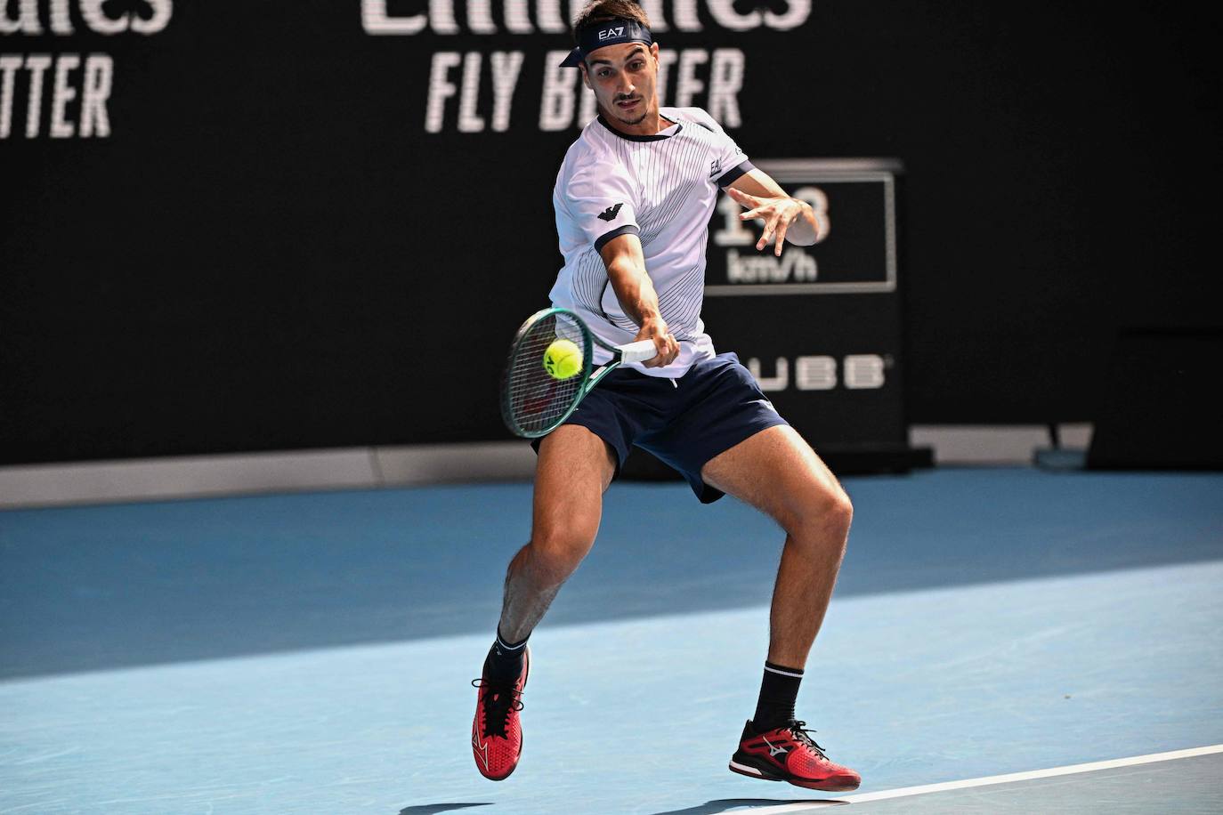 El partido entre Alcaraz y Sonego en el Open de Australia, en imágenes