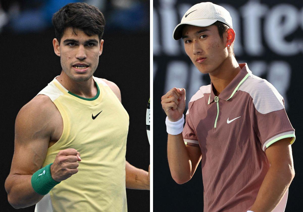 A qué hora juega Carlos Alcaraz en el Open de Australia y dónde ver su partido ante Shang Juncheng