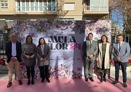 Presentación de MulaFlor 2024 en la terraza del Museo Arqueológico de Mula, este jueves.