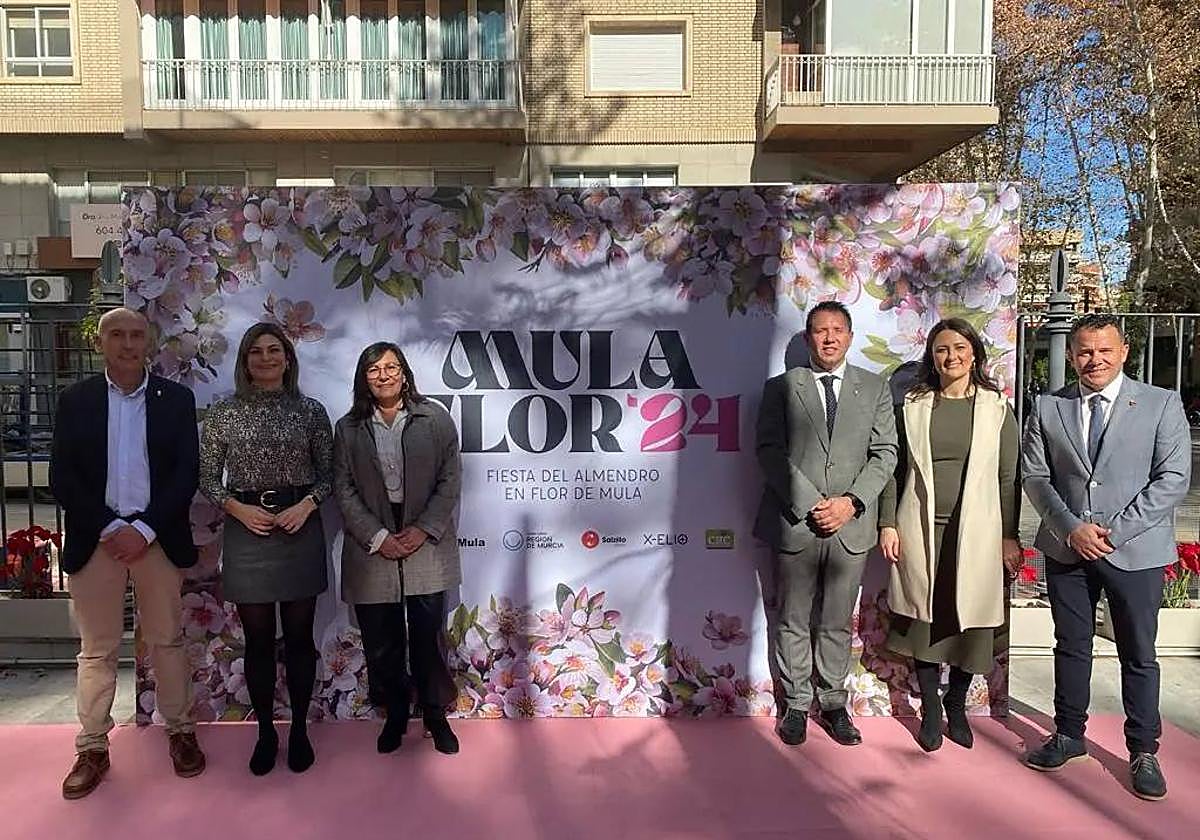 Presentación de MulaFlor 2024 en la terraza del Museo Arqueológico de Mula, este jueves.
