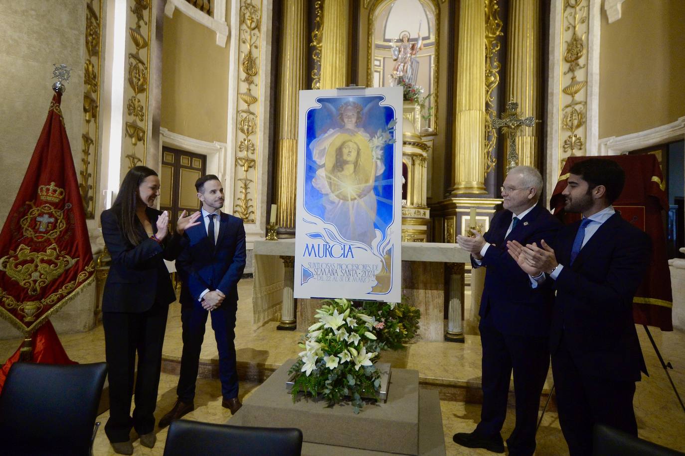 La presentación del cartel de la Semana Santa de Murcia 2024, en imágenes
