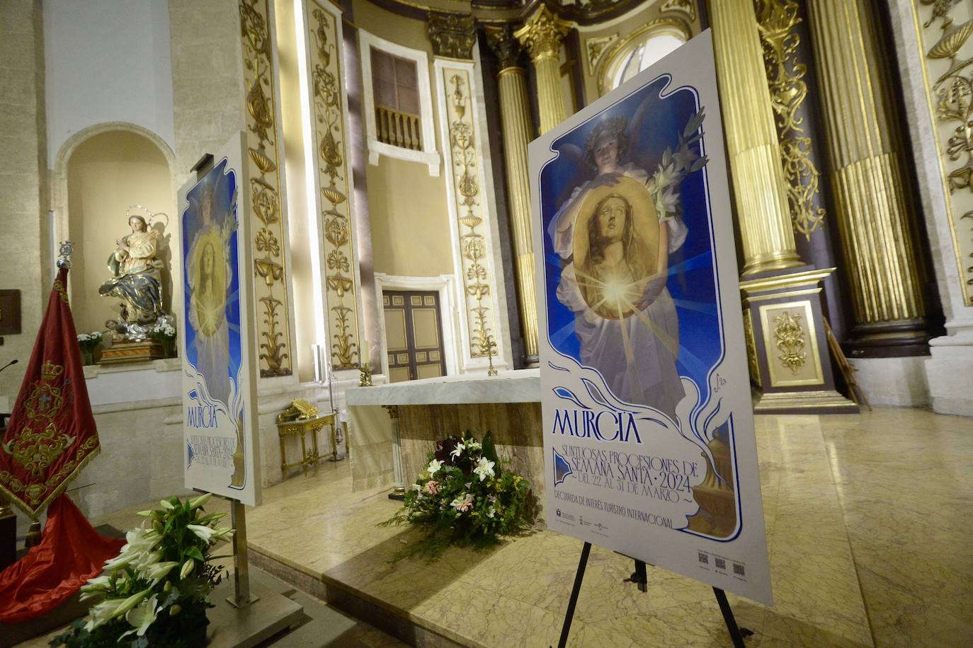 La presentación del cartel de la Semana Santa de Murcia 2024, en imágenes
