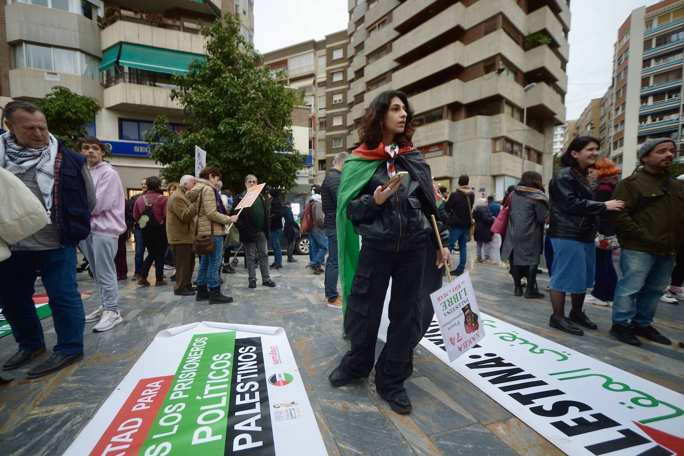 En imágenes: manifestación por Palestina en Murcia