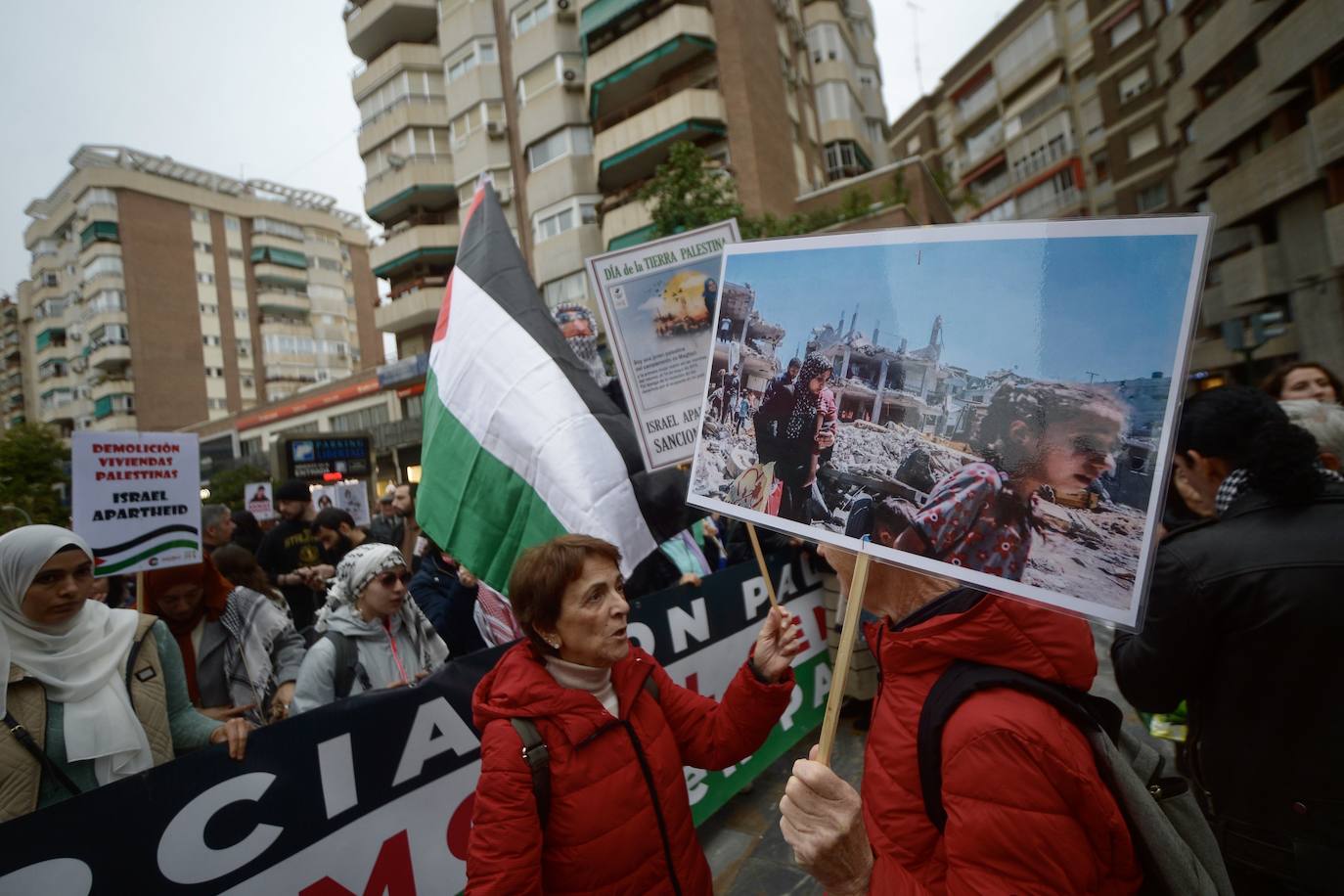 En imágenes: manifestación por Palestina en Murcia