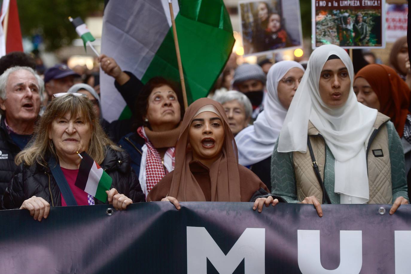 En imágenes: manifestación por Palestina en Murcia