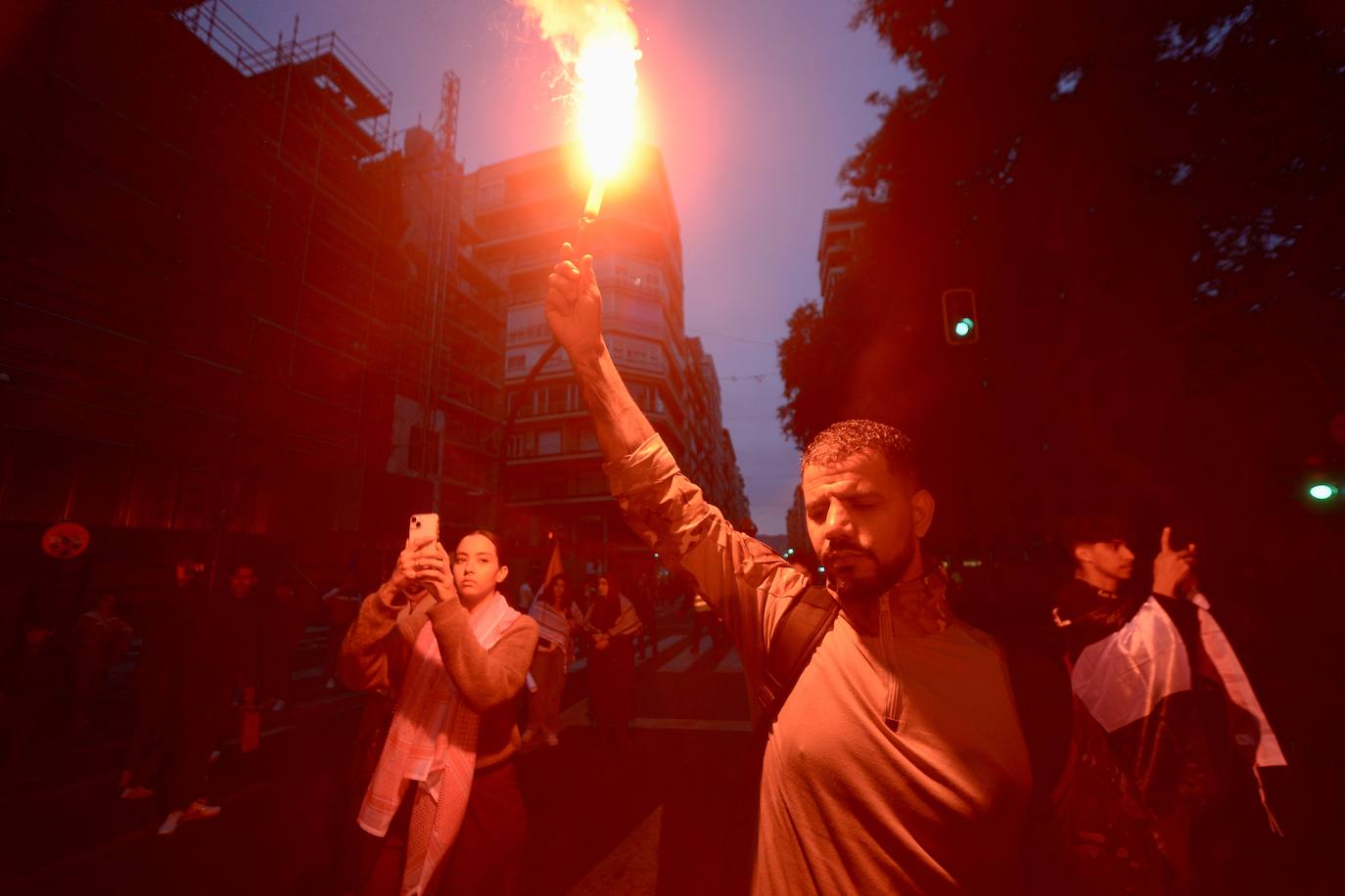 En imágenes: manifestación por Palestina en Murcia