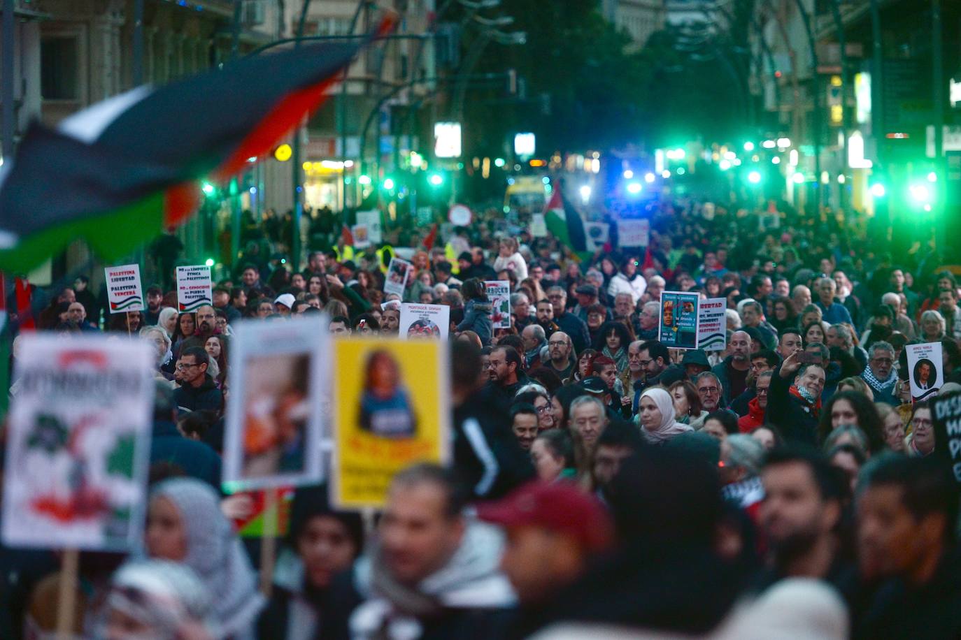 En imágenes: manifestación por Palestina en Murcia