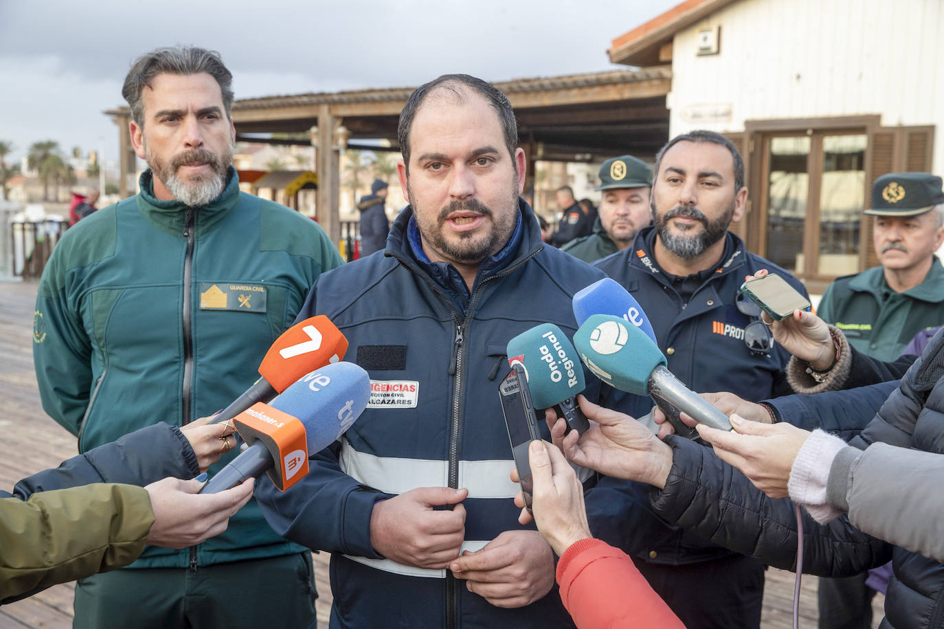 Imágenes de la búsqueda del joven desaparecido en el Mar Menor