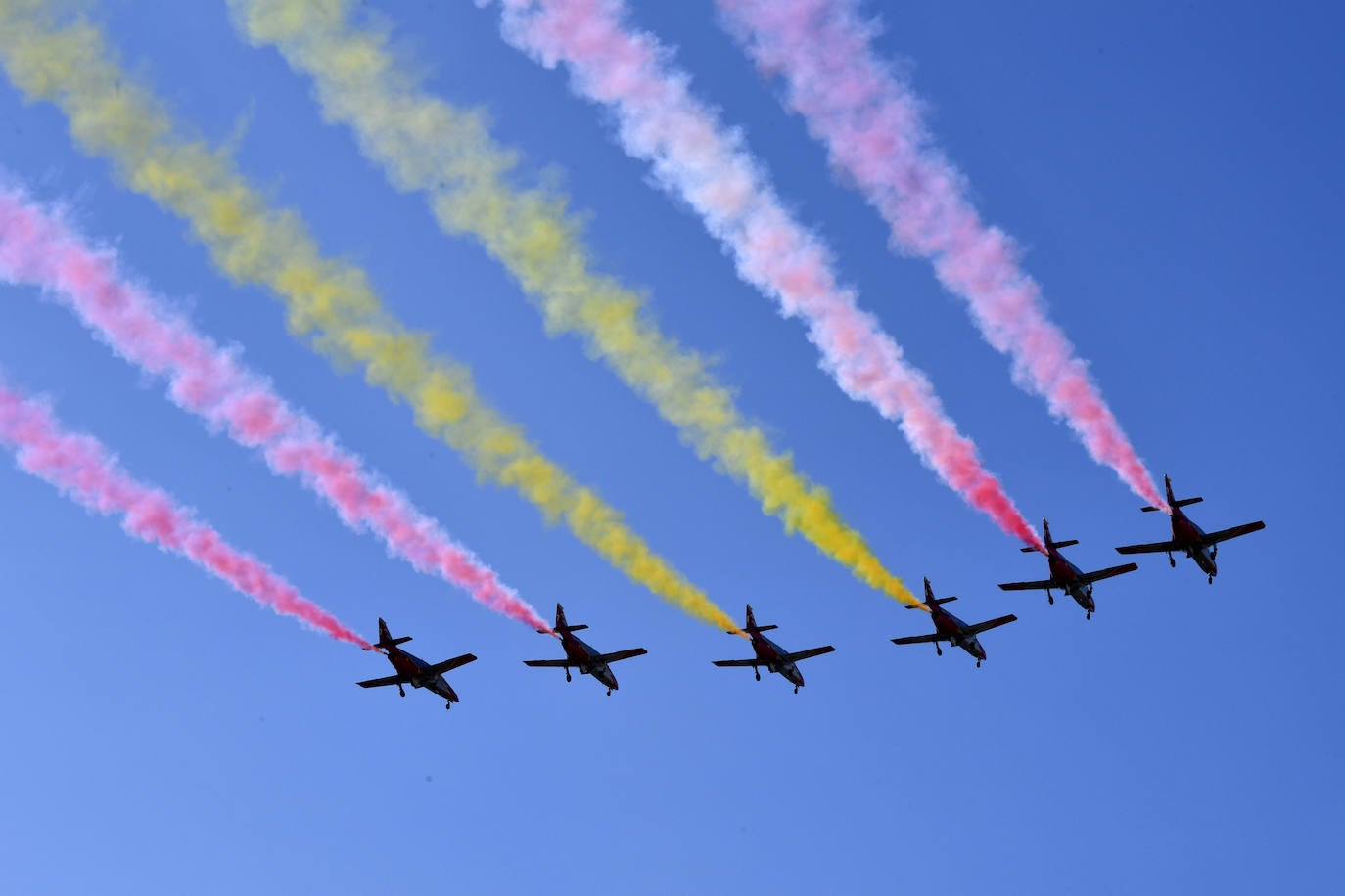 La exhibición aérea en Alcantarilla, en imágenes