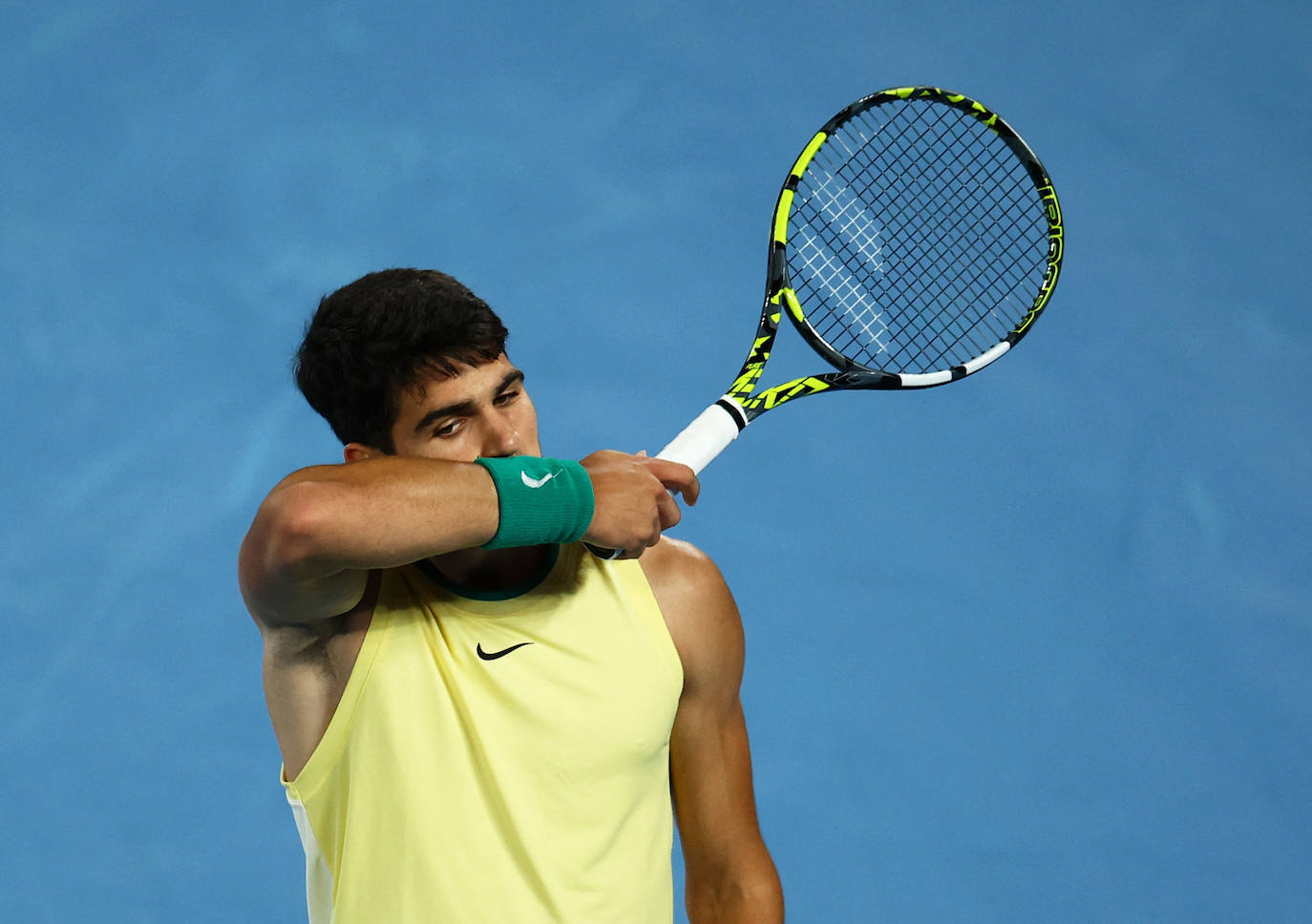 La derrota de Alcaraz ante Zverev en el Open de Australia, en imágenes