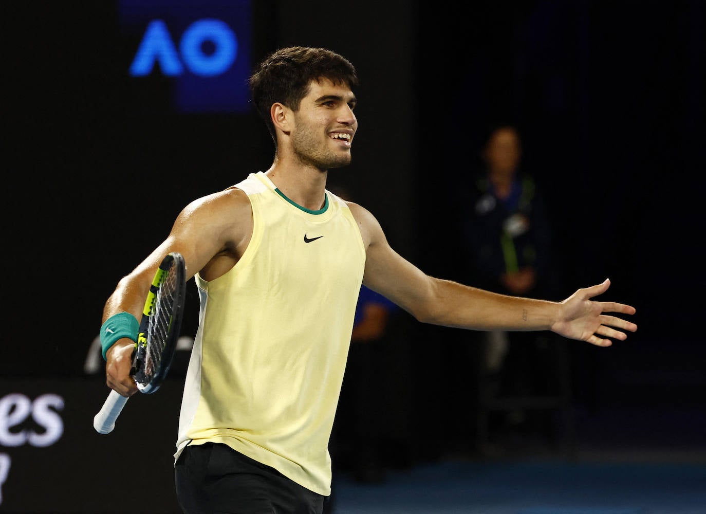 La derrota de Alcaraz ante Zverev en el Open de Australia, en imágenes