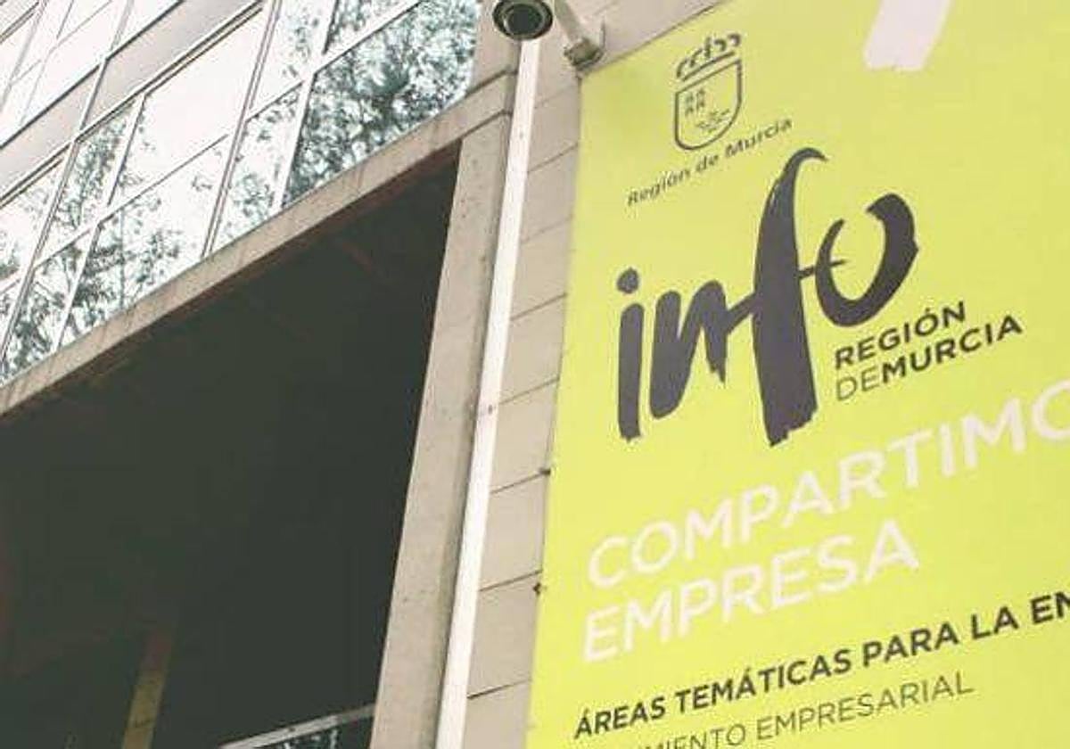 Fachada del Instituto de Fomento de la Región de Murcia.
