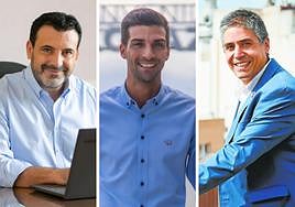 Jerónimo Moya. José Gabriel García Bernabé. Jesús Giménez.